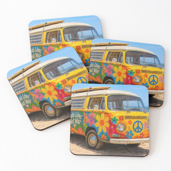 Item preview, retro camper hippie style designed and sold by alan tunnicliffe.