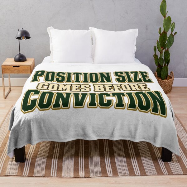 Item preview, Position Size Before Conviction Trading Quote designed and sold by Bikivuno.