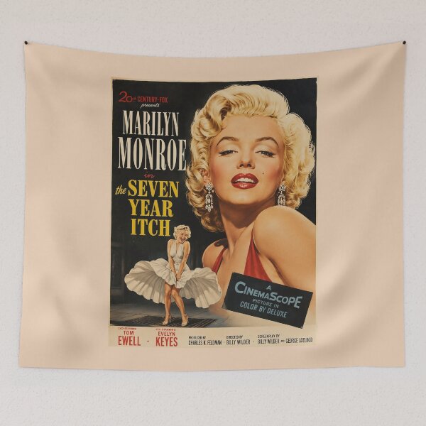 Item preview, Vintage Marilyn Monroe The Seven Year Itch Poster designed and sold by Vicky021.