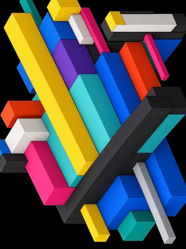 Thumbnail 4 of 4, iPhone Case, Signal Stack designed and sold by abstractengine.