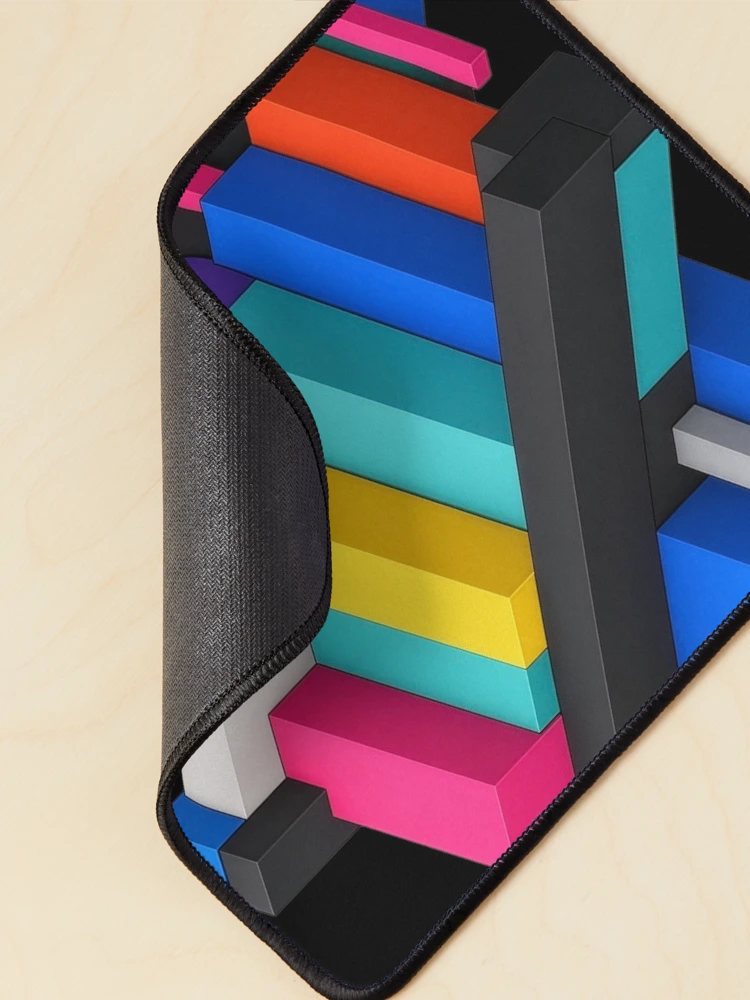 Thumbnail 2 of 5, Mouse Pad, Signal Stack designed and sold by abstractengine.