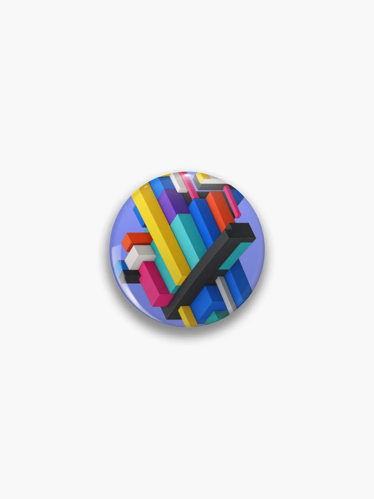 Thumbnail 1 of 3, Pin, Signal Stack designed and sold by abstractengine.