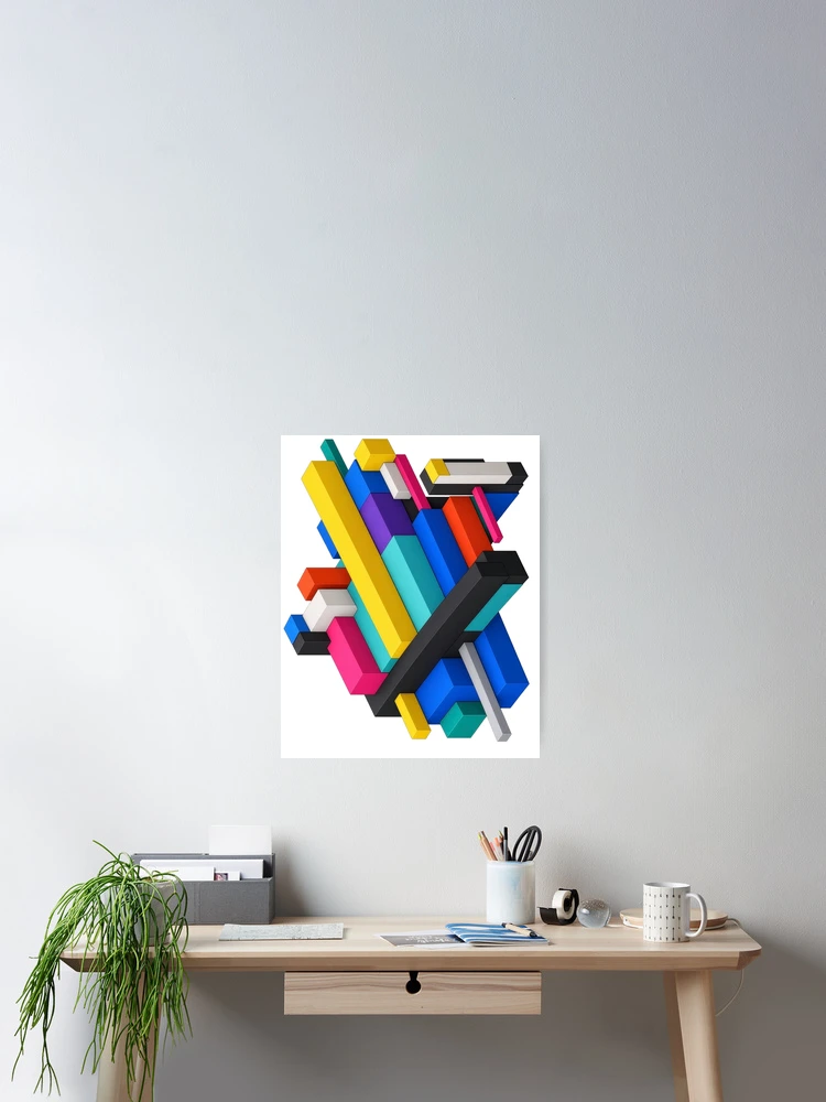 Thumbnail 2 of 3, Poster, Signal Stack designed and sold by abstractengine.