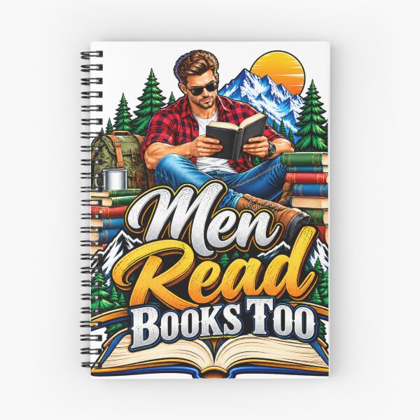 Item preview, Men Read Books Too! Book Lover Designed for T-Shirt, Pants, Coffee and other products designed and sold by GoodPlaceToShop.