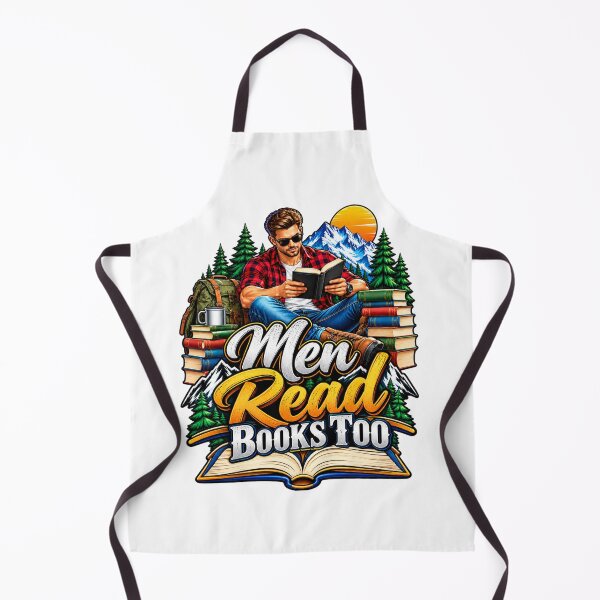 Item preview, Men Read Books Too! Book Lover Designed for T-Shirt, Pants, Coffee and other products designed and sold by GoodPlaceToShop.