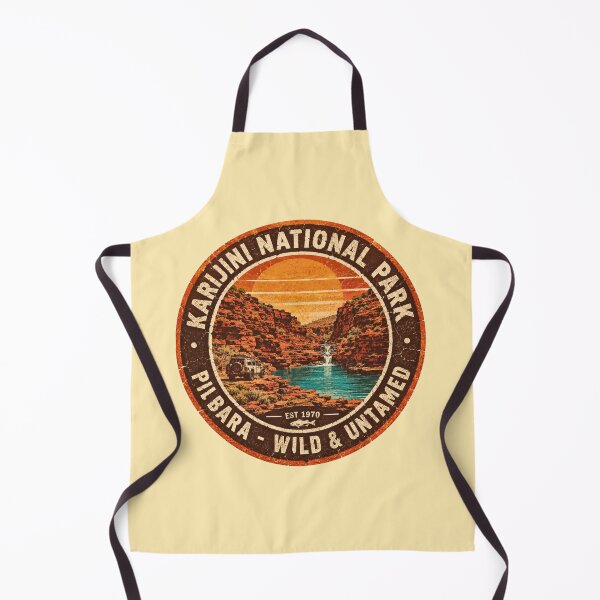 Item preview, Karijini National Park Pilbara Wild Untamed Retro Gorge designed and sold by Yellowriversss.