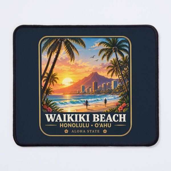 Item preview, Aloha Hawaii Waikiki Beach The Gathering Place designed and sold by wildexperience.
