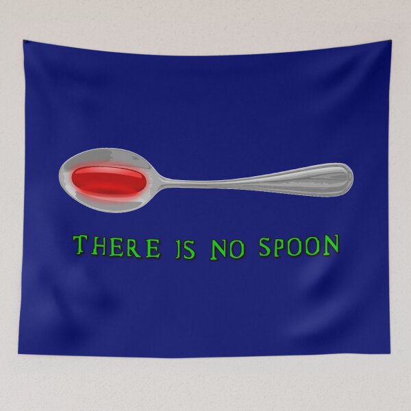 Item preview, There Is No Spoon with Red Pill designed and sold by Karate Octopus.