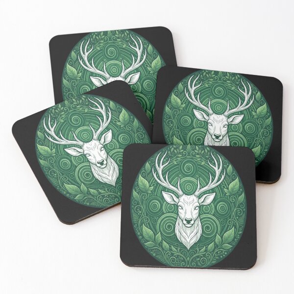 Item preview, White Hart and Triskelion designed and sold by karybaquetu10.