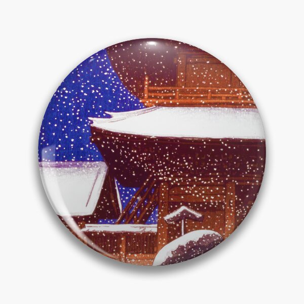 Item preview, Zōjōji Temple in the Snow by Kawase Hasui  designed and sold by VenusArt7.