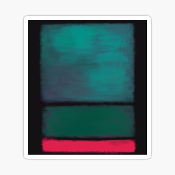 Rothko inspirierte # 8 Sticker