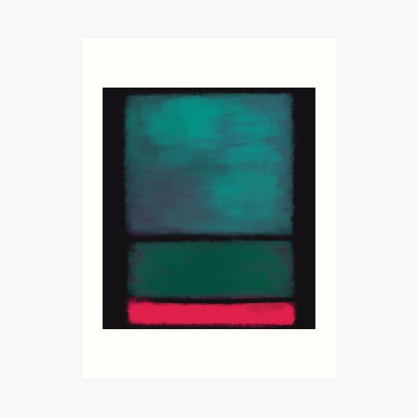 Rothko Inspired #8 Art Print