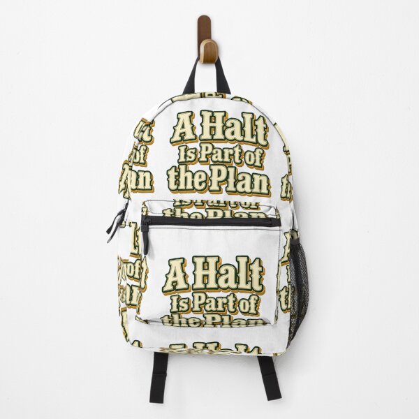 Item preview, A Halt Is Part of the Plan Retro Trading Quote designed and sold by Bikivuno.