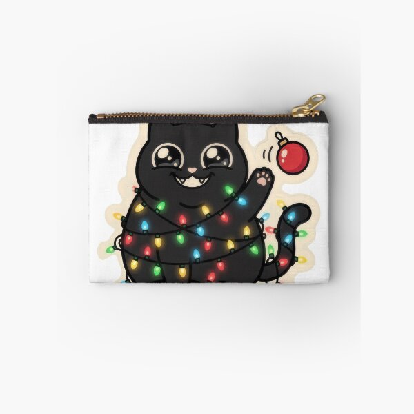 Item preview, Christmas Lights Cat Wrapped Myself designed and sold by Keizoku Studio.