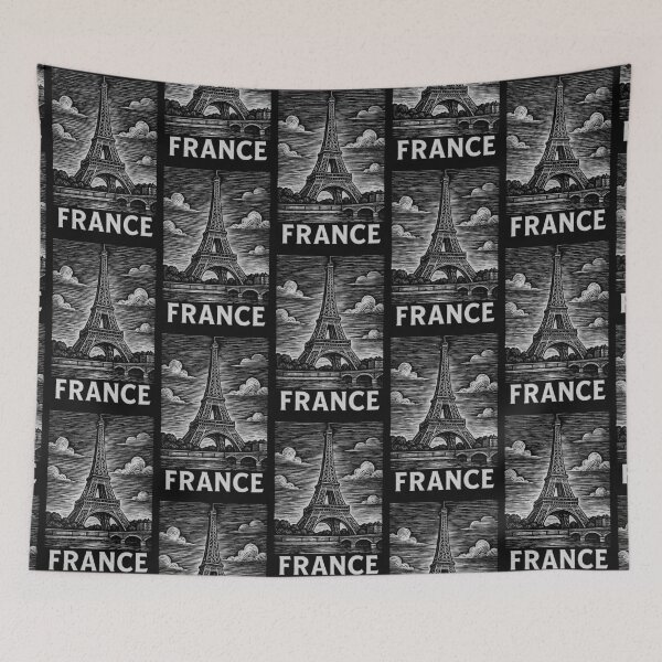 Item preview, France Linocut Style  designed and sold by Thistle-TShop.