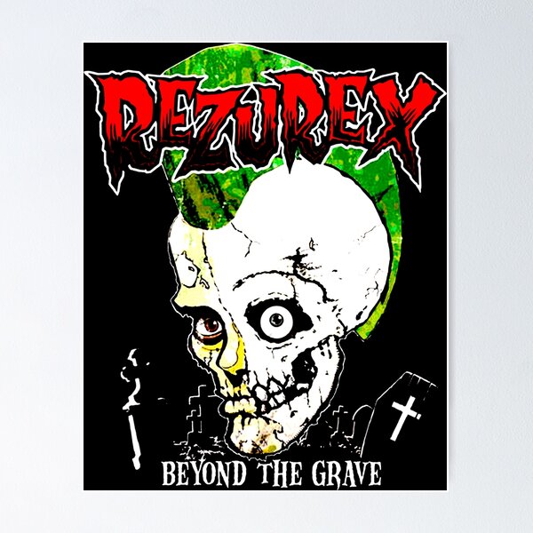 Item preview, Skull Head Face Green Hair Punk Rock designed and sold by billiasbros.