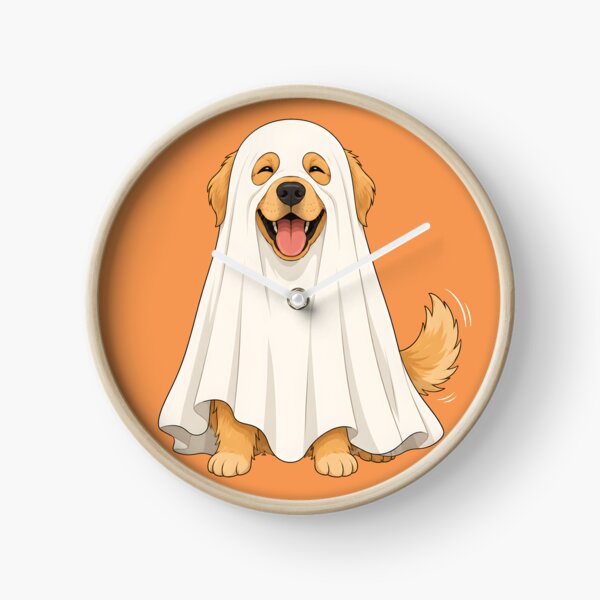 Item preview, Happy Ghost Golden Retriever Dog Halloween Sheet Costume Cute designed and sold by ChubbyGoong.