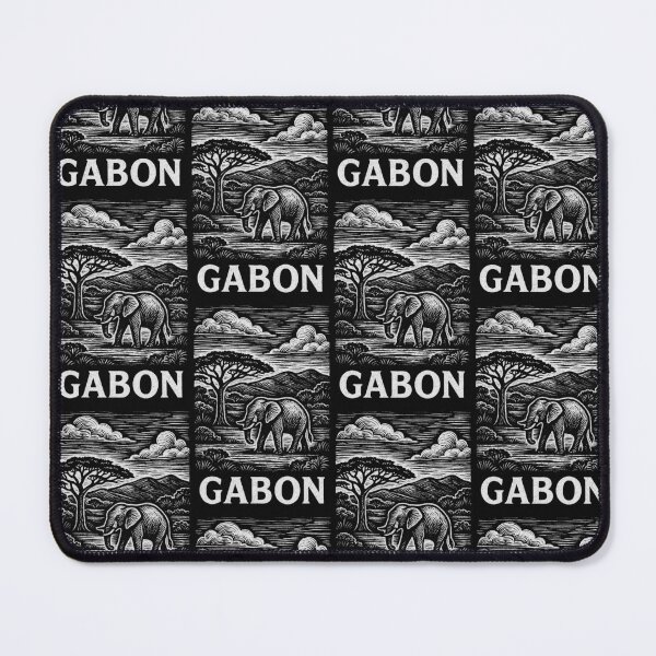 Item preview, Gabon Linocut Style  designed and sold by Thistle-TShop.