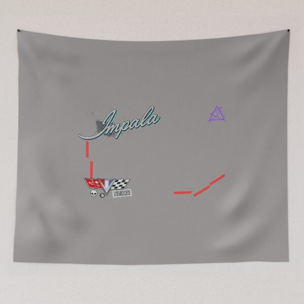 Item preview, Impala Script Badge Classic Car Tee-74 designed and sold by MarionPatzke.