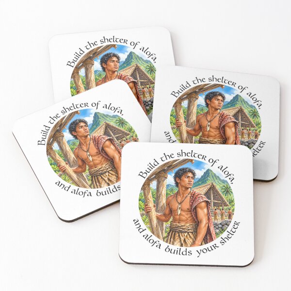 Item preview,   	 Samoa Love Chiasmus Proverb - Build the shelter of alofa | Island Wisdom Art designed and sold by ShakaLife.org.