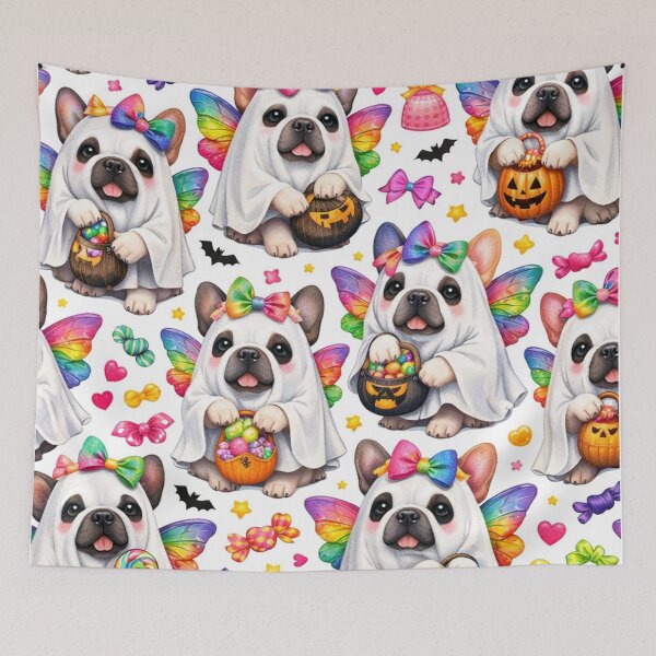 Item preview, Bulldog Ghost in Halloween Costumes designed and sold by Wags & Tails.