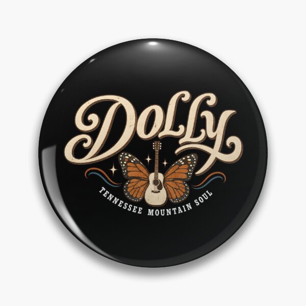 Item preview, Dolly Tennessee Mountain Soul Butterfly Guitar designed and sold by Nekoojimeo.