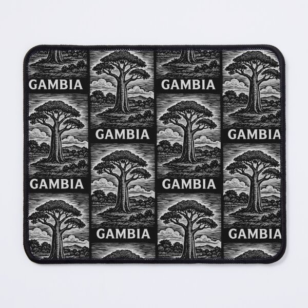 Item preview, Gambia Linocut Style designed and sold by Thistle-TShop.