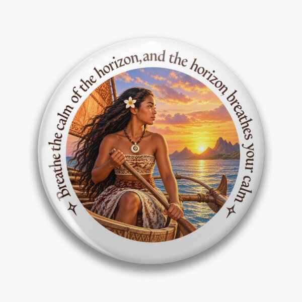 Item preview, Tahiti Peace Proverb - Breathe the calm of the horizon | Pacific Art designed and sold by ShakaLife.org.