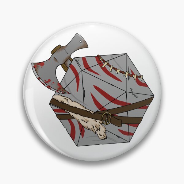 Item preview, Barbarian D20 designed and sold by MysticWorkshop.