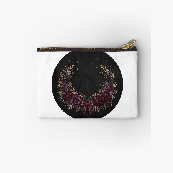 Item preview, Gothic Plum and Burgundy Rose Wreath designed and sold by Moti Vaknin.