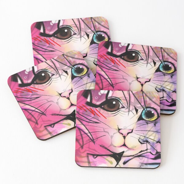 Item preview, Trippy Anime Cat designed and sold by Cute Little Freakazoid.