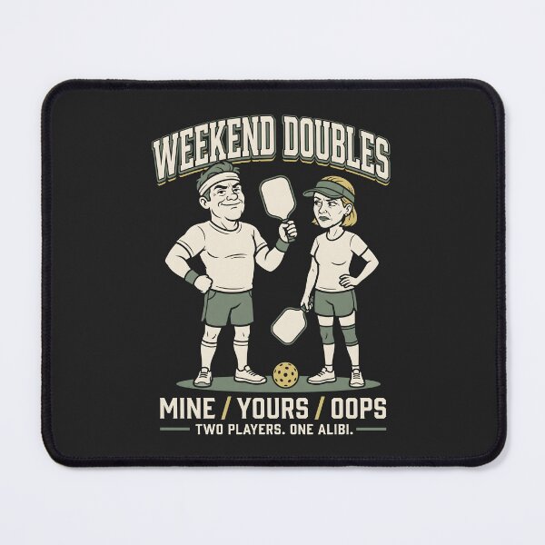 Item preview, Weekend Doubles Pickleball Partners Funny Humor designed and sold by SplashTastic.