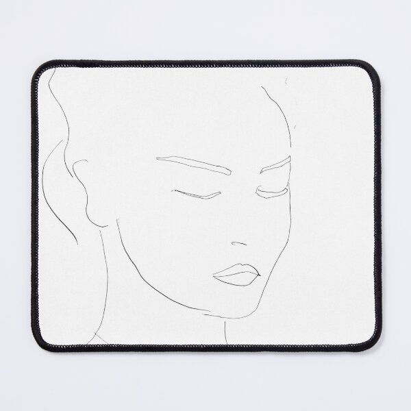 Item preview, Looking Down in Thought, a Minimal Portrait designed and sold by essentialink.