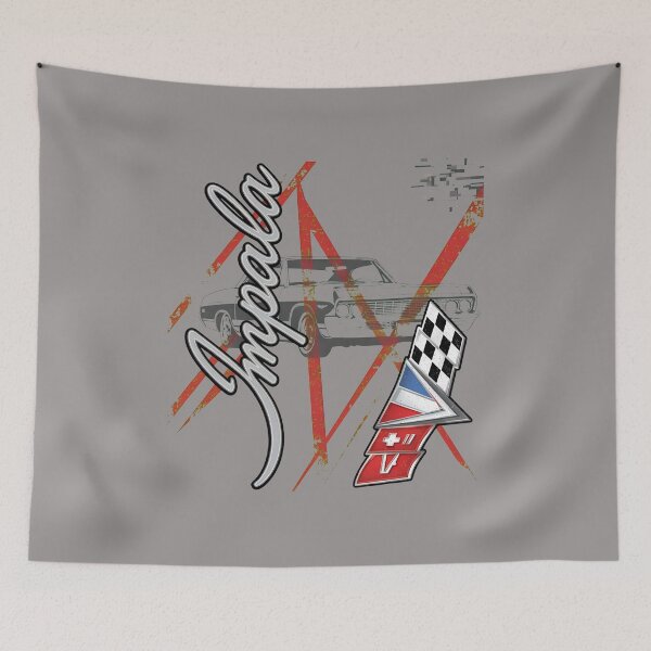 Item preview, Impala Script Classic Car Emblem Tee-14 designed and sold by MarionPatzke.