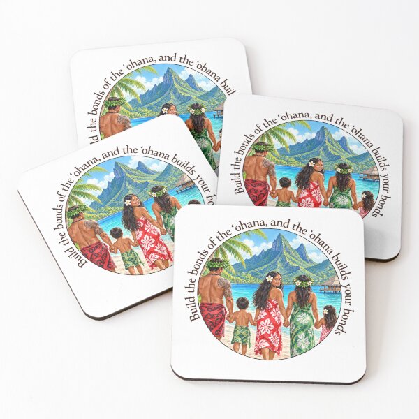 Item preview,   	 Hawaii Community Proverb - Build the bonds of the ʻohana | Pacific Art designed and sold by ShakaLife.org.