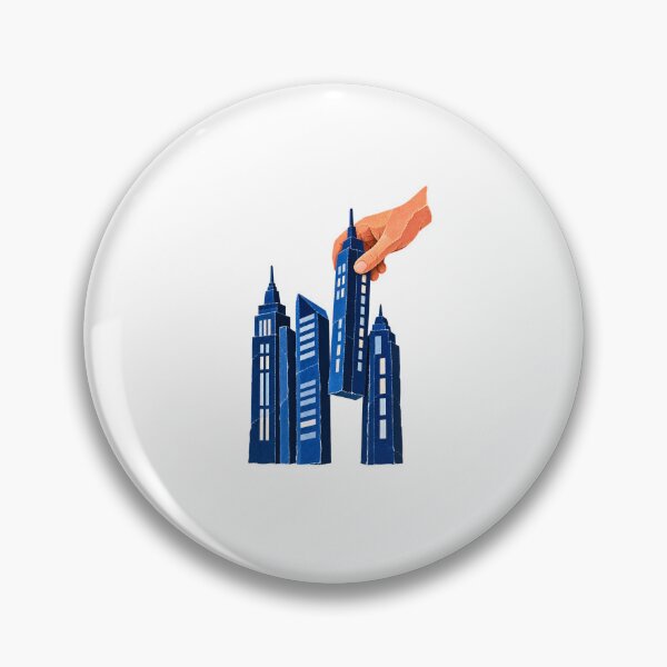 Item preview, Borrowed Skyline - Hand Lifting a Paper Skyscraper designed and sold by Digipeel.