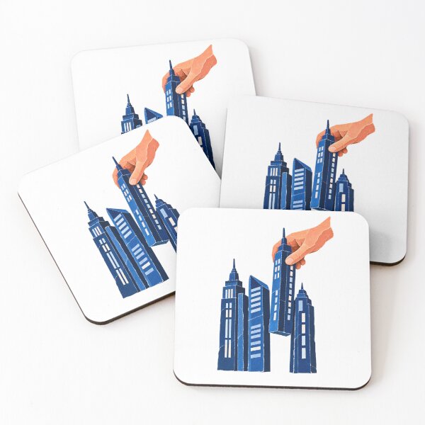Item preview, Borrowed Skyline - Hand Lifting a Paper Skyscraper designed and sold by Digipeel.