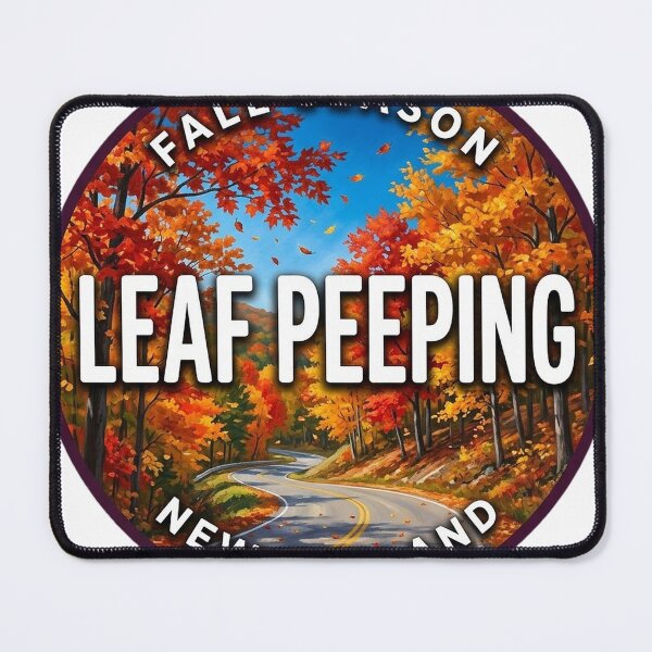 Item preview, Leaf Peeping Country Road Autumn Round Badge Sticker designed and sold by DetourDgn.