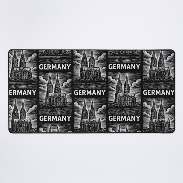 Item preview, Germany Linocut Style designed and sold by Thistle-TShop.