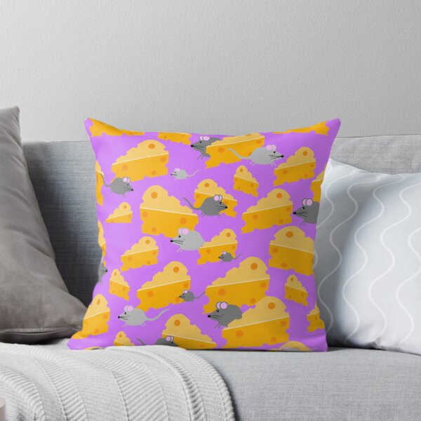 Item preview, Cute Mice And Cheese Pattern designed and sold by Sartoris Art.