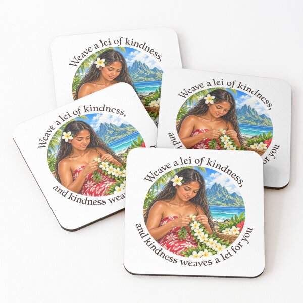 Item preview,   	 Hawaii Aloha Chiasmus Proverb - Weave a lei of kindness | Island Wisdom Art designed and sold by ShakaLife.org.