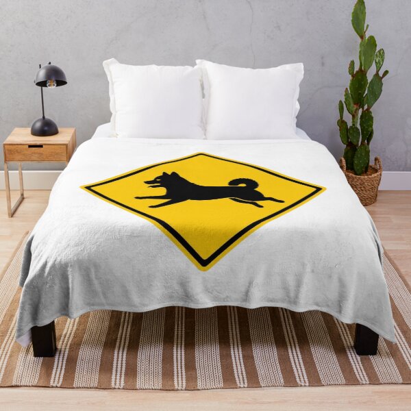 Item preview, Shiba Inu Crossing Japanese Road Sign | Japan Warning Sign | Japanese Design designed and sold by JapanMemoir.
