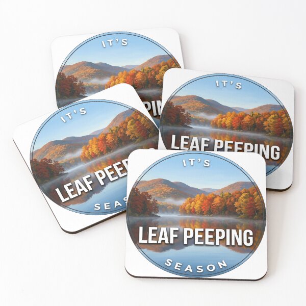 Item preview, Leaf Peeping Lake Reflection Autumn Round Badge Sticker designed and sold by DetourDgn.