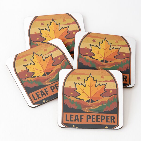 Item preview, Leaf Peeper Retro Hills Vintage Autumn Badge Sticker designed and sold by DetourDgn.