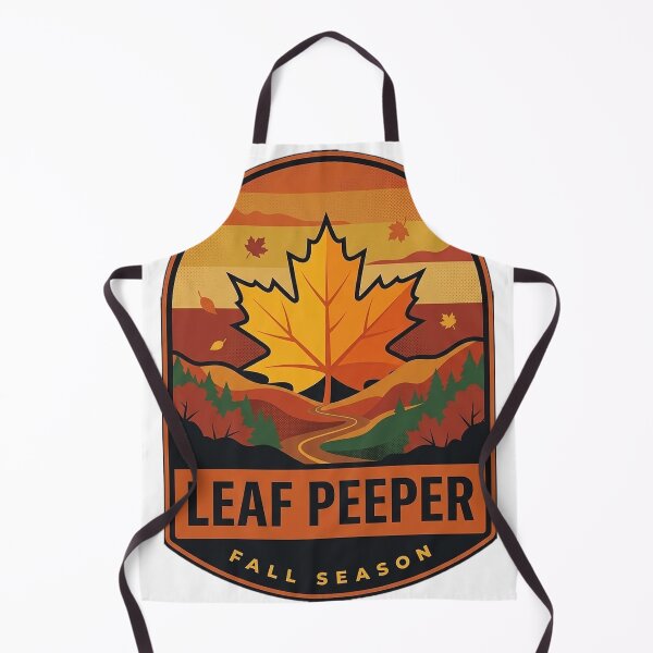 Item preview, Leaf Peeper Retro Hills Vintage Autumn Badge Sticker designed and sold by DetourDgn.