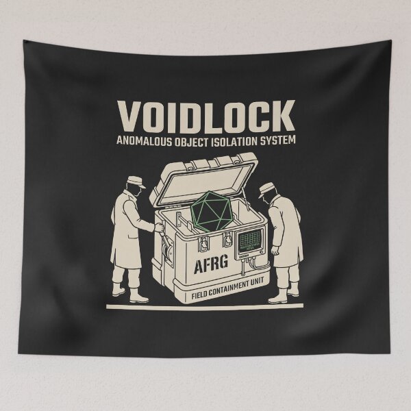 Item preview, Voidlock Anomalous Object Containment Unit D20 Sci Fi designed and sold by SplashTastic.