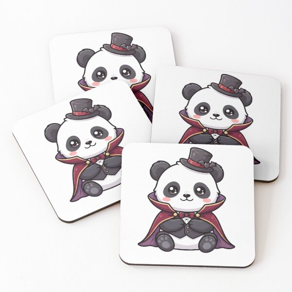 Item preview, Cute Vampire Panda Count Dracula Halloween Costume Kawaii designed and sold by ChubbyGoong.