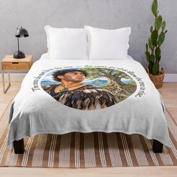 Item preview, Polynesian Heritage Proverb - The roots do not limit the tree — the roots are what allow the tree to rise. | Pacific Art designed and sold by ShakaLife.org.