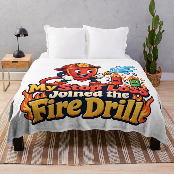 Item preview, My Stop Loss Joined the Fire Drill Trading Art designed and sold by Bikivuno.