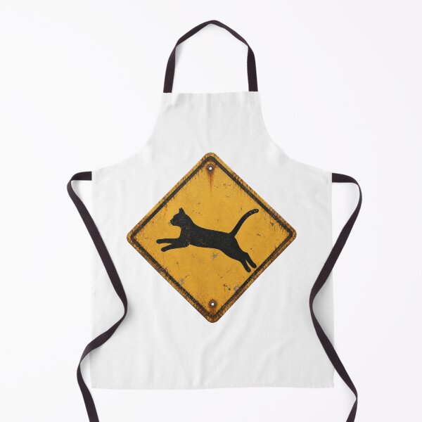 Item preview, Cat Crossing Japanese Road Sign (Vintage Rusty) | Japan Warning Sign | Japanese Design designed and sold by JapanMemoir.
